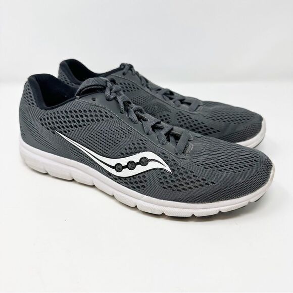 Saucony Grid Ideal Lightweight Running Shoes Gray 8.5 - Picture 1 of 8
